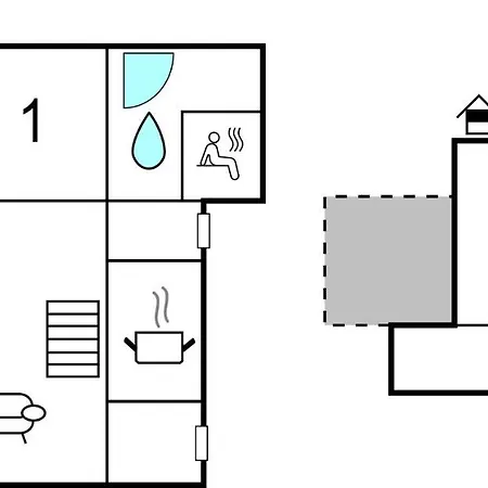 Two-bedroom Holiday In Hébergement de vacances Rechlin
